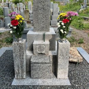 善衛門の墓石クリーニング、お参り後