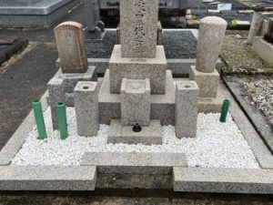 善衛門_墓石クリーニング_作業後